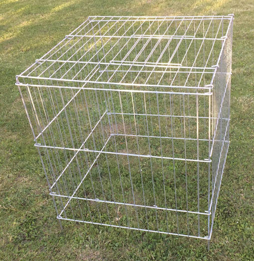Klec pro drůbež 82x82x82 cm