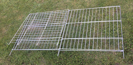 Klec pro drůbež 82x82x82 cm rozložená