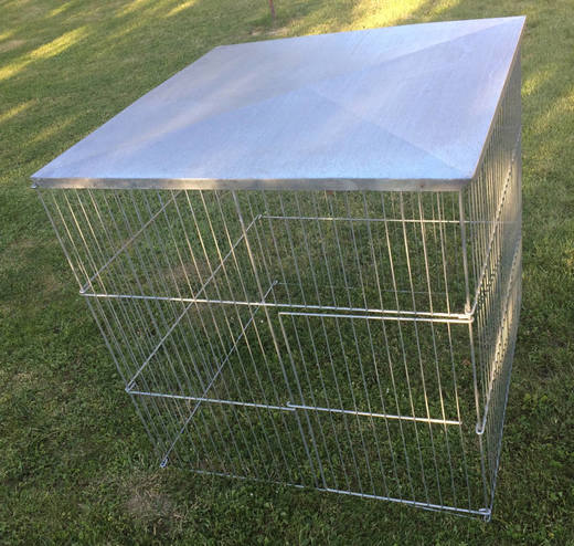Klec pro holuby 98x98x98 cm