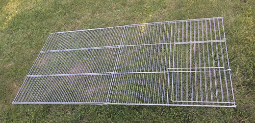 Klec pro holuby 98x98x98 cm rozložená
